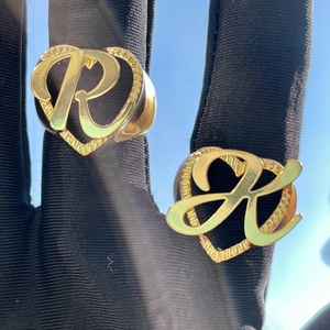 INS New Name <strong>Ring</strong> <strong>With</strong> Charm Names for Women's Gift 2022 Fashion Custom Twist Personalized Heart <strong>Initial</strong> Letter Hip Hop <strong>Rings</strong> - Product Image 4