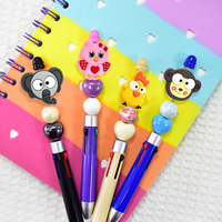 Perles focales de haute qualité, tendance et mignonnes, série d'avatars d'animaux, perles focales de luxe pour la fabrication de stylos DIY, accessoires pour stylos