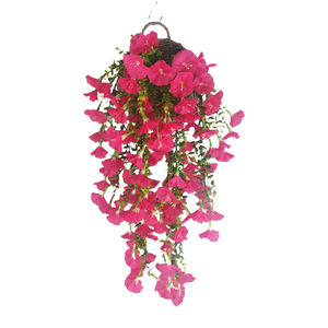 Guirnalda de Flores Artificiales de Gloría de la Mañana de 75 cm, Flores Decorativas de Plástico para Bodas, Decoración del Hogar, Accesorios de Fotografía - Product Image 5