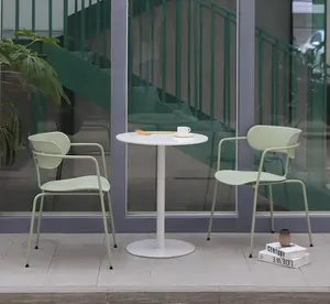 Modernes Design Weiße Farbe Meeting Runder Tisch Hochwertiger Mittel tisch Schreibtisch
