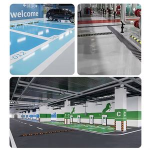 Pintura Epoxi 100% Sólida a Base de Agua para Concreto, Recubrimiento Autonivelante de Alta Densidad para Aplicaciones con Pistola - Product Image 2