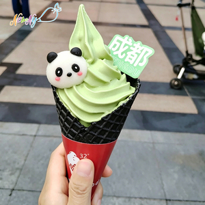 Wholesale Custom Design Handmade 3D Edible Cartoon Marshmallow Decoration Ingredients for <strong>Ice</strong> <strong>Cream</strong> Dessert Coffee Topper - Product Image 2