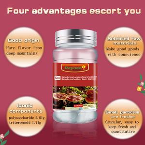 Lingzhi Capsules Boost Immuniteit Gezondheidszorg Supplement Spirulina Druivenpitolie Lycopeen Aloë Olie Zachte Ganoderma Lucidum Capsules - Product Image 2