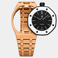 Nouvelle conception, boîtier de montre en acier inoxydable 316L haut de gamme, kit de modification OEM ODM personnalisé, outil, montre Royal Pop Wrist COLLAB