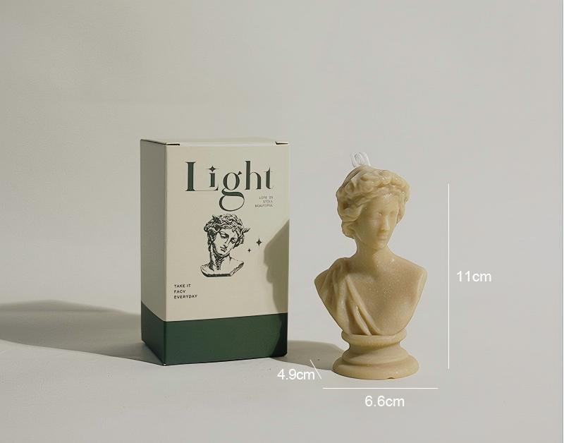 Statue Goddess Milk Tea Color