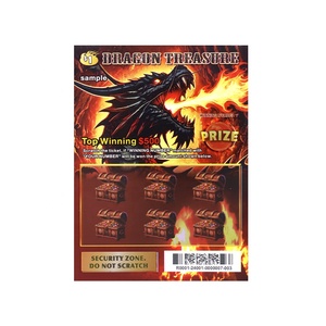 Carte de Loterie à Gratter Personnalisée Petit Format <span class=keywords><strong>Prix</strong></span> Bonus Motifs Vente en Gros Impression Numérique - Product Image 3