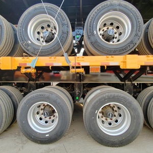 <span class=keywords><strong>Prix</strong></span> <span class=keywords><strong>d</strong></span>'usine Semi-remorque plateau 5 essieux 40FT 45FT 60T pour transport de conteneurs et de marchandises, remorque plateau en acier, camion de <span class=keywords><strong>remorquage</strong></span> - Product Image 5