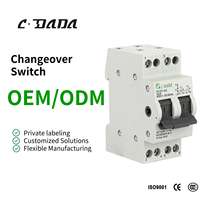 CDADA 230V 3P 63A 400V Série SF Interrupteur de transfert micro DIN-rail Disjoncteur