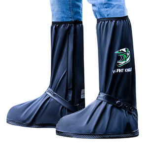 Produttore all'ingrosso scarpe da pioggia personalizzate antiscivolo in PVC per esterni regolabili in gomma per uomo per camminare - Product Image 2