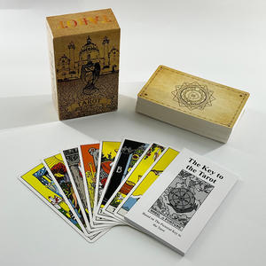 بطاقات التاروت مع شعار تصميم مطبوع بطاقات أوراكل ، لتأكيد الذات الإيجابية - Product Image 2