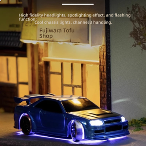 Escala 1:32, tracción en las cuatro ruedas proporcional completa, Mini luz LED de alta velocidad RC Racer <span class=keywords><strong>Racing</strong></span> Micro Small <span class=keywords><strong>Drift</strong></span> RC Car - Product Image 4
