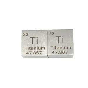 Cubo de titanio de alta pureza 38,1 de 38,1x38,1 x 99.99% mm en stock
