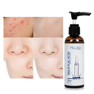 Private Label Salicylic Acid Face Wash Black Head Remover Acne Treatment Pore Cleaner Foaming Skin Care Gel Facial Cleanser