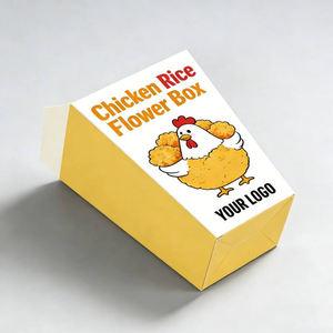 Custom Logo Disposable Food Grade White Cardboard Chips <b>Box</b> Sushi Burger Fried Chicken Takeout Food Container Packaging <b>Box</b> - Product Image 6