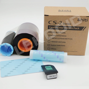 100% Original <span class=keywords><strong>Hiti</strong></span> <span class=keywords><strong>CS200e</strong></span> เครื่องพิมพ์บัตร PVC เต็มแผง YMCKO สีริบบิ้น - Product Image 3