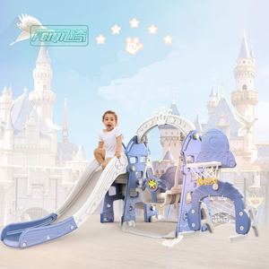 Feiqitoy Fun Toy Baby Swing Chair Slide Playpens and Kid <span class=keywords><strong>Piscina</strong></span> de plástico al aire libre - Product Image 1