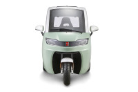 Hree Wheels-triciclo eléctrico de cuerpo cerrado para adultos, vehículo de gran potencia con asiento de pasajero