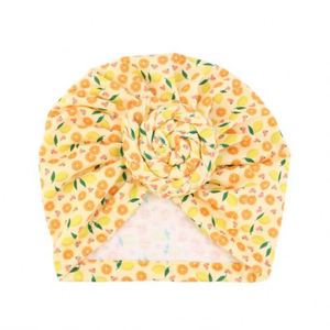 Wholesale Custom Logo Hair Accessories Soft Girl 1-3 Years Old Colorful Turban Cotton Spandex Embossed Unisex Four Seasons - Product Image 3