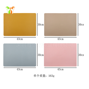 रसोई खाने की मेज गोल fox चमड़े की जगह मैट जलरोधी कॉफी धोने के लिए तैयार - Product Image 6