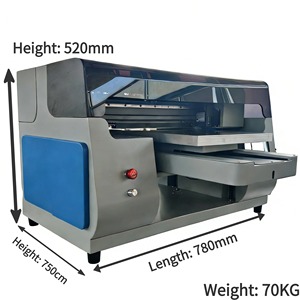 Imprimante UV à plat A3 avec tête d'impression double Epson DX7, capable d'imprimer sur acrylique, papeterie, bouteilles, articles promotionnels DIY - Product Image 2