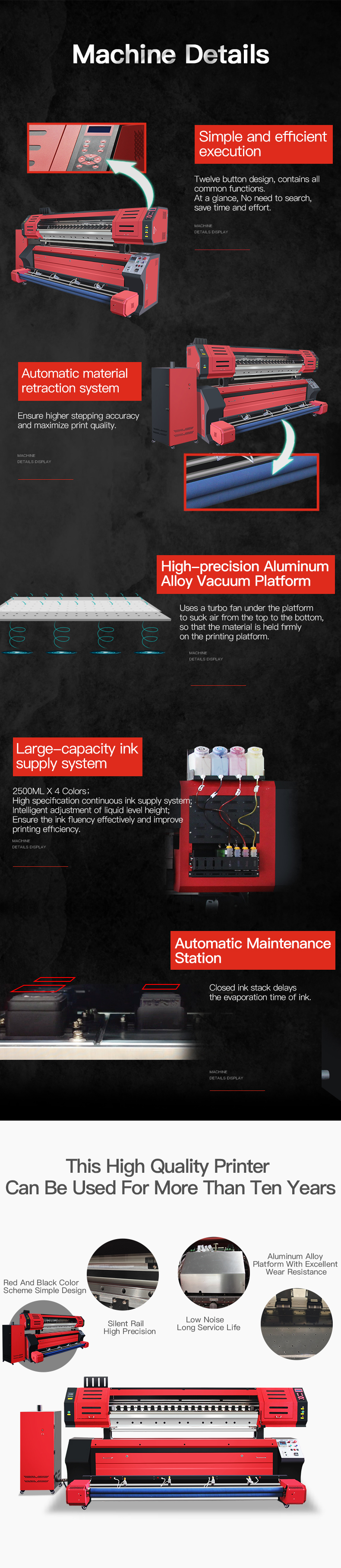 MT 1.8meters I3200 Printhead Sublimation for home textile printing