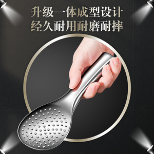 304 Stainless Steel Rice <b>Spoon</b> Large Size Stand-Up Non-Stick <b>Serving</b> <b>Spoon</b> For Household Use - Product Image 3