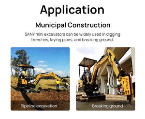 Mini Escavatore Cingolato <span class=keywords><strong>Sany</strong></span> da 1.7 a 5 Tonnellate per Lavori di Manutenzione e Servizi in Vendita Sy16C Sy18C Sy26U Sy35U Sy50U - Product Image 6