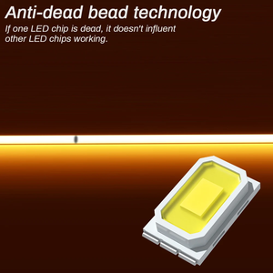 ドットフリーCOB <span class=keywords><strong>LED</strong></span>ストリップライト12V 24V 3mm 5mm 8mm 10mmソフト照明<span class=keywords><strong>LED</strong></span>ストリップブルー/グリーン/レッド/イエロー3000K/4000K/6000K <span class=keywords><strong>LED</strong></span>テープ - Product Image 3