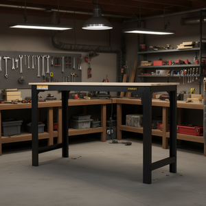 Stanley <b>Work</b> <b>Table</b> 60 In X 30 In With Maple Top For Workshop Use - Product Image 3