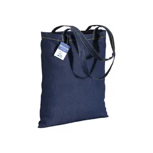 Bolsa de Compras de Mezclilla Reciclada, Merchandising Sostenible - Product Image 2