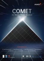 Panneaux solaires Aiko Abc 645W 650W 655W 660W 665W 670W AIKO-G-MCH72Mw Comet 2U Mono Glass Module Haute Efficacité 24,8% Type N