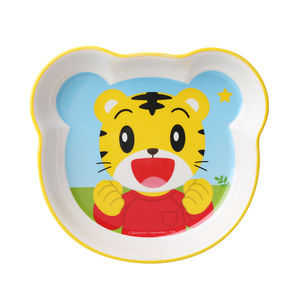 Childrens Bear Shape Plate Cartoon Tiger Design Bpa Free Food Grade Melamine Dishware For Kids Dining - Product Image 1