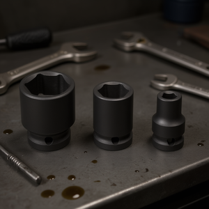 Jeu de clés à douille Fervi Impact, 3 pièces, métriques, à embout hexagonal - Product Image 3