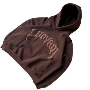 Sweat à capuche zippé personnalisé pour homme, en molleton bouclette 500 GSM, style vintage, effet soleil délavé, vieilli, imprimé léopard, délavé à l'acide, par fabricant de vêtements - Product Image 4