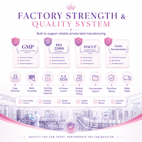 Gummies de collagène à formule personnalisée avec technologie de cœur liquide, absorption élevée, soutien beauté, marque privée, ODM, marque blanche