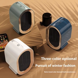 Calentadores eléctricos portátiles de 2 velocidades de 1200W PTC de calor de cerámica Mini calentadores de ventilador eléctricos portátiles de bajo ruido calentadores de espacio para el hogar - Product Image 2
