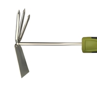 Ensemble d'outils de jardinage en acier inoxydable avec manche en plastique