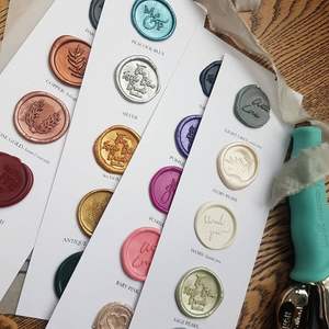 Vendita calda autoadesiva custom goffratura sigillo di cera timbri sigillo etichette sigillante cera adesivo per busta - Product Image 2