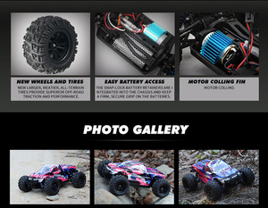 थोक 1/18 पूर्ण पैमाने 4wd ट्रक उच्च गति 35 किमी/घंटा रेडियो नियंत्रण रेसिंग कार बच्चों के लिए सिमुलेशन वाहन - Product Image 4