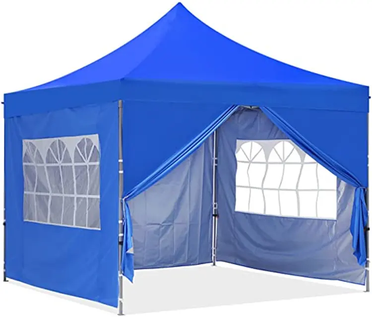 Chapiteau canopée Oxford étanche pour l'extérieur, tente de spectacle pliable, gazébo, 3x3, ouverture pop-up, nouveau