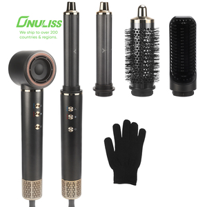 Ensemble de brosses tout-en-un pour sèche-cheveux de salon professionnel <span class=keywords><strong>Brosse</strong></span> pliable pour sèche-cheveux avec peigne à air chaud Multi Styler - Product Image 3