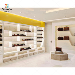 Luxury Fashion <b>Shoe</b> Display <b>Rack</b> Stylish <b>Wall</b>-Mounted <b>Shoe</b> Cabinet Sneaker Footwear Island Stand Eco-Friendly Heavy-Duty Custom - Product Image 2