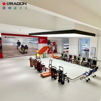 Dragon Wholesale Chariot élévateur électrique pour l'ascension et la descente des escaliers, chariot de transport électrique, transporteur électrique pour escaliers, fauteuil roulant, brancard