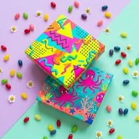 Caja de Regalo Plegable de Lujo Ecológica con Forma de Libro, Personalizada con Cinta y Diseño de Logotipo para Empaque Premium