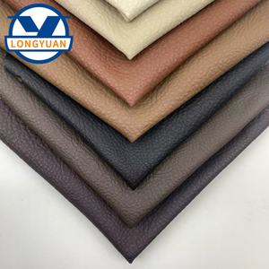 Litchi Texture Cuir <span class=keywords><strong>Tissu</strong></span> 1200 Fréquence Usure Résistance Aux Rayures PVC Faux Cuir Meubles Rembourrage Décoratif - Product Image 1