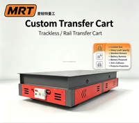Chariot de transfert électrique sans rail compact, petite capacité 8T 5T, plateforme de manutention légère