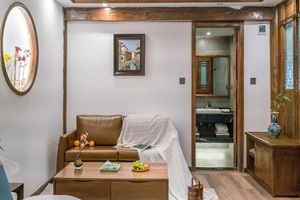 Juego de Muebles de Dormitorio Clásico para Hotel y Posada 2025, Juego de Muebles de Hotel Comerciales Personalizados Completos con Mesa de Gabinete de Madera Maciza - Product Image 4