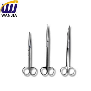 WANJIA <span class=keywords><strong>Ciseaux</strong></span> chirurgicaux vétérinaires en acier inoxydable <span class=keywords><strong>pour</strong></span> les opérations de bétail porcin bovin chèvre mouton dans les cliniques et les fermes - Product Image 4