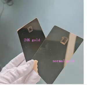 激光雕刻空白美国运通金属信用卡彩色金属借记卡，带芯片插槽4442/4428和磁条