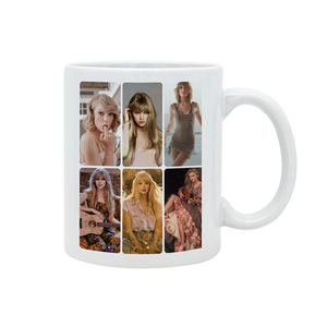 Juego de <span class=keywords><strong>Tazas</strong></span> de Café de Cerámica Blanca con <span class=keywords><strong>Collage</strong></span> de Fotos de Celebridades Personalizadas, Paquete de Suministro al por Mayor, Oferta Comercial, Pedidos al por Mayor - Product Image 1